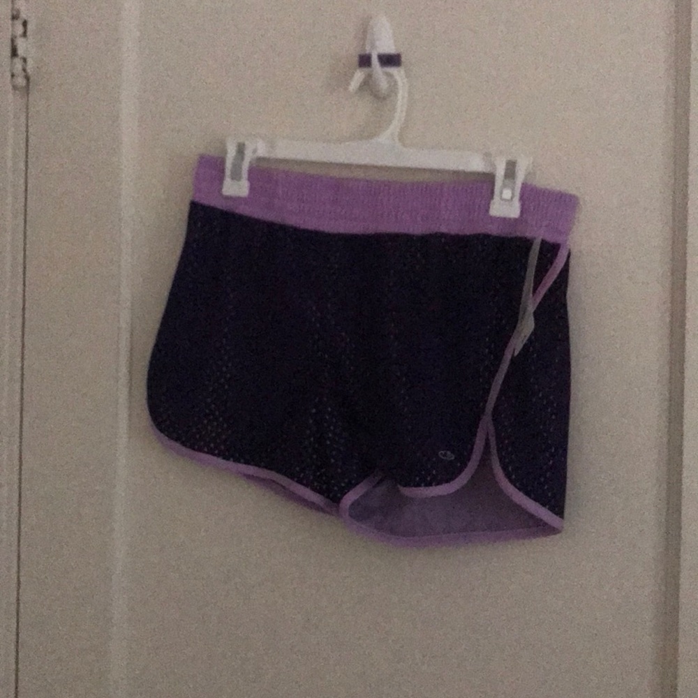 Purple shorts